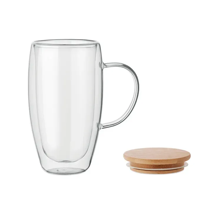 Double wall glass mug 450ml - MO2673 (MOCN#22)